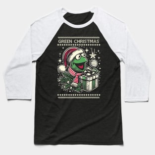 Green Christmas Baseball T-Shirt